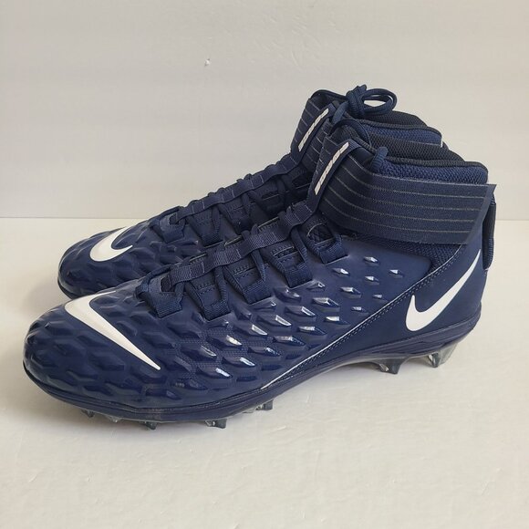 NEW Nike Force Savage Pro 2 Football Cleats BV3969-401 Size 16 Navy Blue